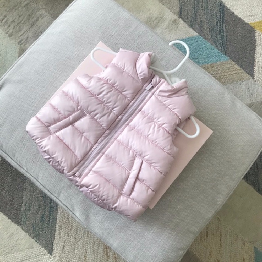 Old Navy Pink Puffer Vest